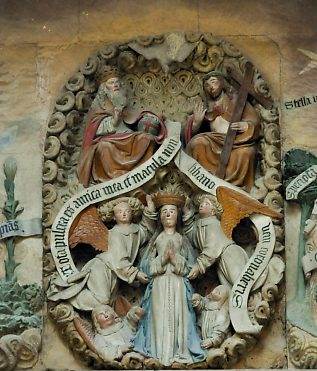 Transept sud : l'Assomption de la Vierge (fin du XVe siècle)