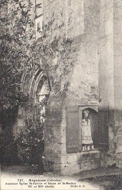 14 Argences - Ancienne Eglise St Patrice Et Statue De St Maclou / Edition : C. Groult - France