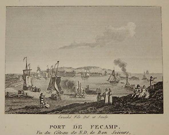 COUCHÉ (1782-1849) GRAVURE Miniature Port Fecamp Normandie Bateau Marine  1810 - EUR 26,99 | PicClick FR