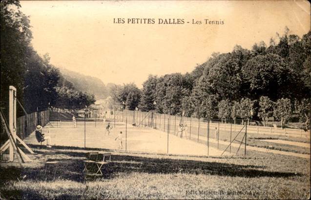 76 - LES PETITES-DALLES - LES TENNIS - France