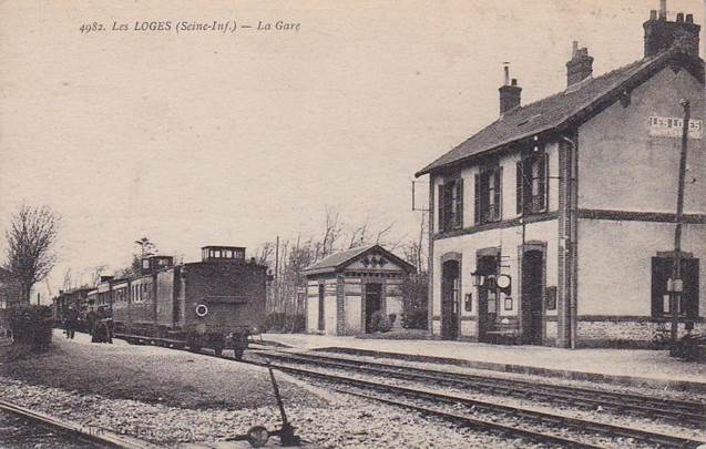 LES LOGES : La Gare (GARE) - Tres Bon Etat - France