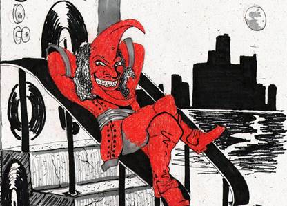 Nain Rouge-- Michigan cryptid by NocturnalSea