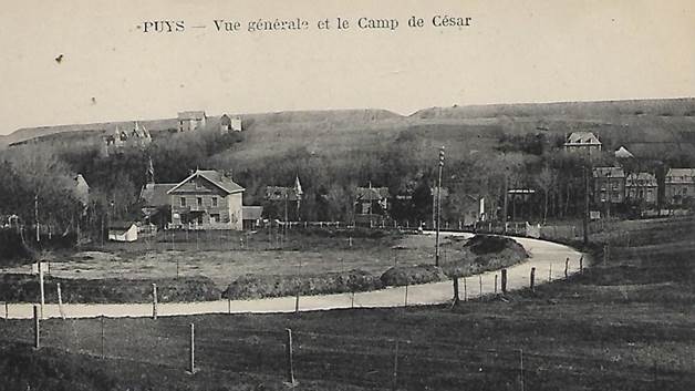 76, Seine Maritime, PUYS, Vue Générale Et Camp De César, Scan Recto-Verso - Autres Communes