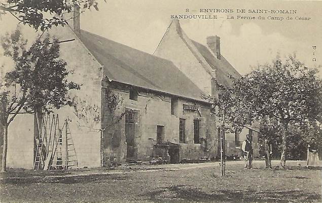 CPA 76 Environs De Saint Romain Sandouville La Ferme Du Camp De César - Saint Romain De Colbosc