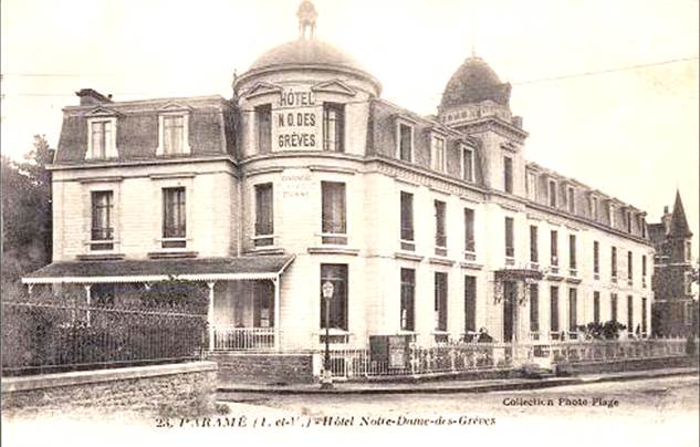 299 - Parame Env.1910 - Hotel Notre-Dame-des Greves - Vitre