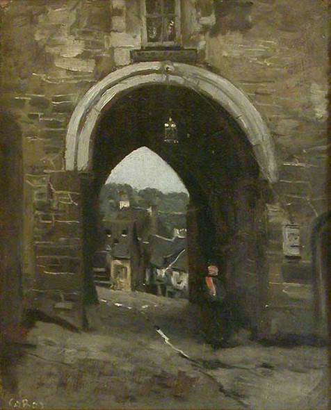 Fichier:Corot - La porte du Jerzual à Dinan, 1860.jpg — Wikipédia