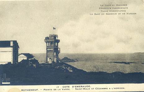 Cpa Du 35  Rotheneuf - Pointe De La Varde -- Saint Malo Et Cézembre à L' Horizon     AVR20-06 - Rotheneuf