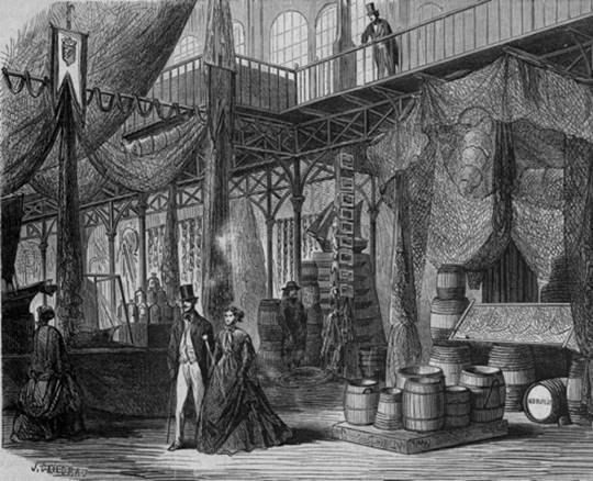 Engins de pèche à l'exposition de Paris 1867